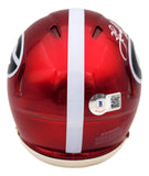 Herschel Walker Signed Georgia Bulldogs Flash Mini Speed Helmet BAS