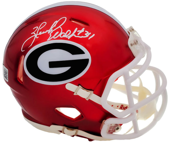 Herschel Walker Signed Georgia Bulldogs Flash Mini Speed Helmet BAS