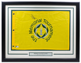 Hideki Matsuyama Signed Framed The Memorial Tournament Golf Flag BAS - Sports Integrity