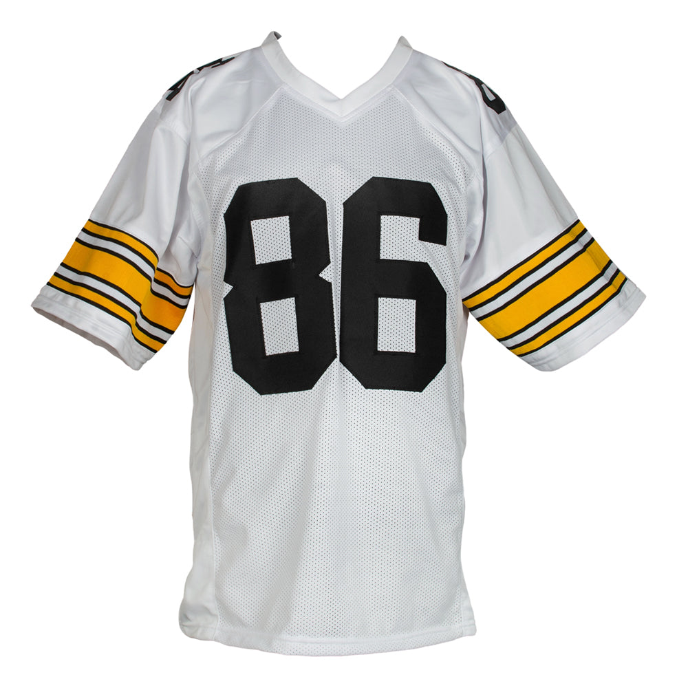 Hines Ward Autographed Signed Custom White Pro-Style Football Jersey JSA Itp