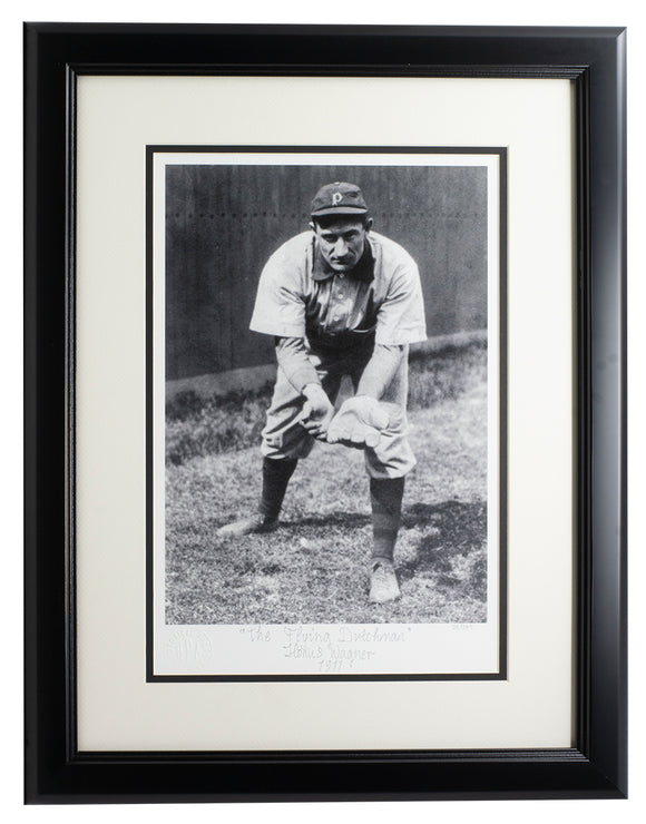 Honus Wagner Framed 17x22 The Flying Dutchman Historical Photo Archive LE Giclee