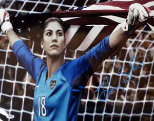 Hope Solo Signed 16x20 USA Women's Soccer Photo PSA/DNA