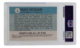 Hulk Hogan Signed RP 1982 Wrestling All Stars Card #2 PSA/DNA Auto Gem Mint 10 - Sports Integrity