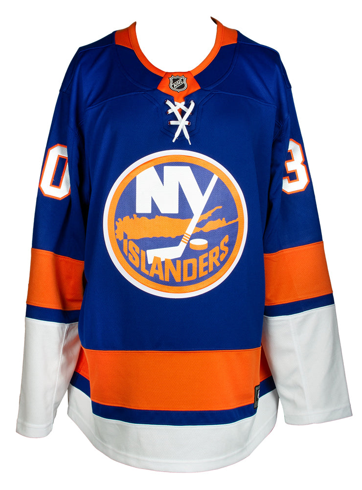 New York Islander Jersey Team Signed by Six Key Players / 4 Cup Teams –