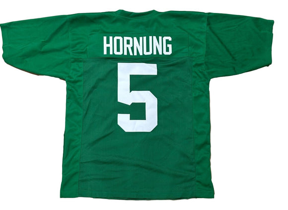 Paul Hornung Custom Green College Football Jersey - Sports Integrity