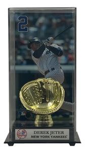 Derek Jeter New York Yankees Baseball Display Case - Sports Integrity