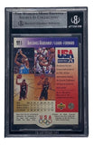 Penny Hardaway Signed Slabbed Upper Deck USA 1996 #3 Basketball Trading Card BAS - Sports Integrity