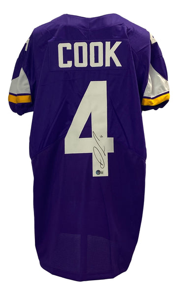 Dalvin Cook Signed Custom Replica Stitched Jets Jersey #33