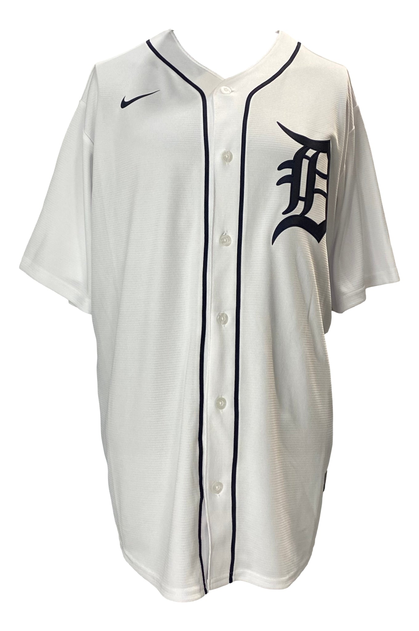 Detroit Tigers Miguel Cabrera Autographed White Nike Jersey Size XL Beckett  BAS Witness Stock #212235 - Mill Creek Sports