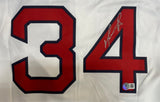 David Ortiz Signed Red Sox White Nike Baseball Jersey - Sports Integrity