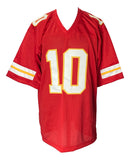 Isiah Pacheco Kansas City Signed Red Football Jersey JSA Hologram