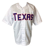 Ivan Rodriguez Texas Signed White Baseball Jersey BAS - Sports Integrity