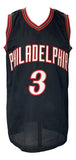 Allen Iverson Signed Custom Black Pro - Style Basketball Jersey JSA - Sports Integrity