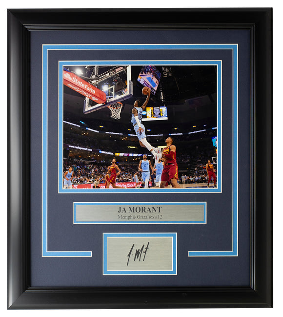 Memphis Grizzlies Ja Morant Autographed Light Blue Jordan