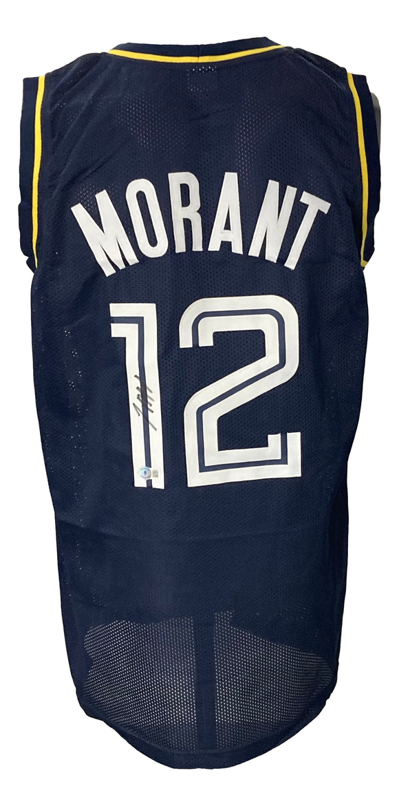 Ja Morant Autographed Memphis Custom Basketball Jersey - BAS at 's  Sports Collectibles Store