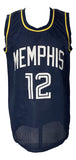 Ja Morant Signed Custom Alternate Navy Blue Pro - Style Basketball Jersey BAS - Sports Integrity