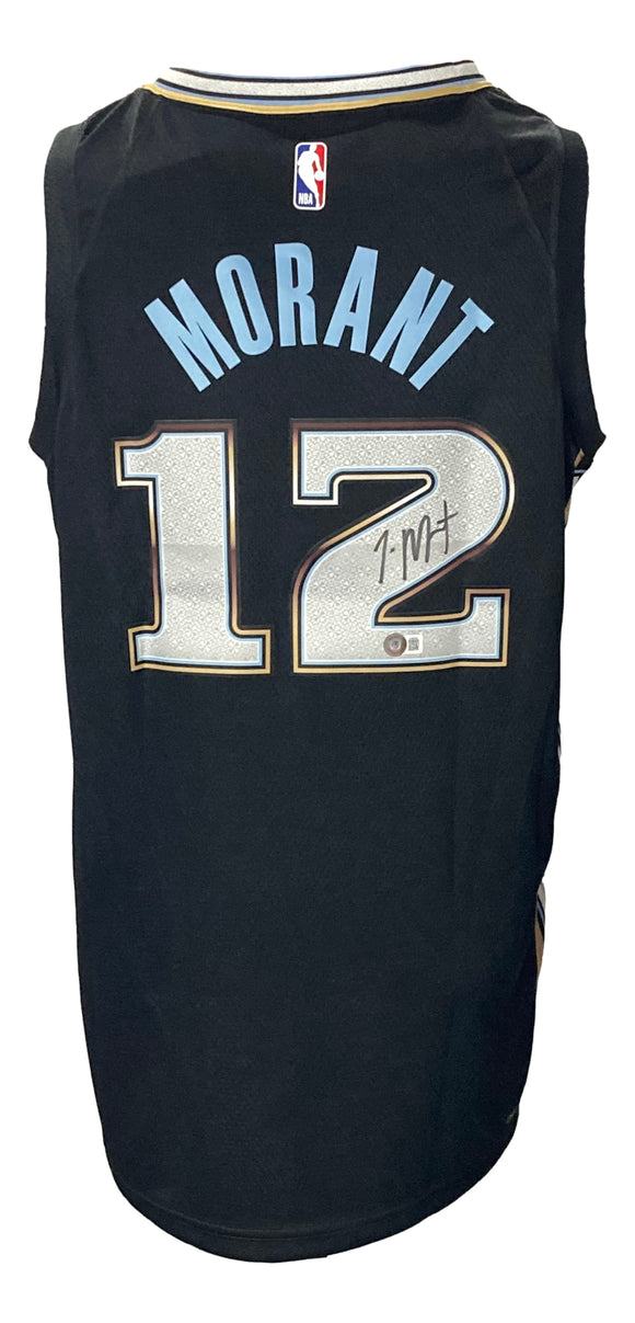 Ja Morant Signed Memphis Grizzlies Nike Swingman White NBA Jersey