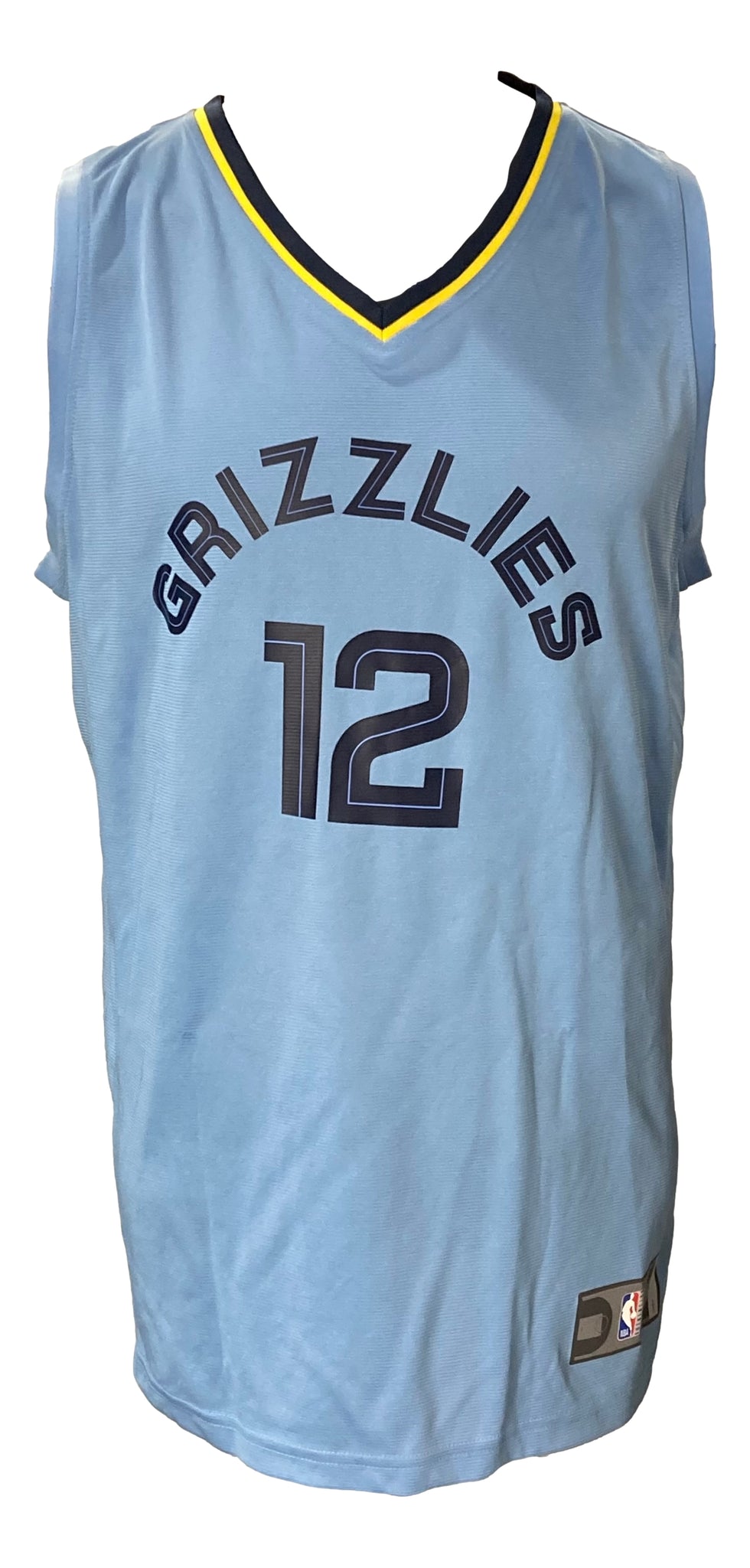Ja Morant Signed Memphis Grizzlies Light Blue Fanatics Replica