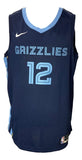 Ja Morant Signed Memphis Grizzlies Navy Blue Nike Swingman 2XL Jersey BAS - Sports Integrity