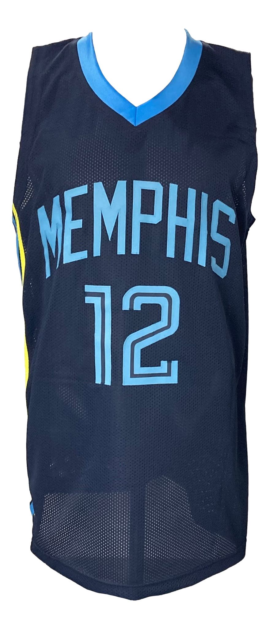 Ja Morant Autographed Memphis Custom Basketball Jersey - BAS at