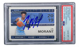 Ja Morant Signed 2019 - 20 Panini Contenders #2 Rookie Card PSA/DNA Gem MT 10 - Sports Integrity