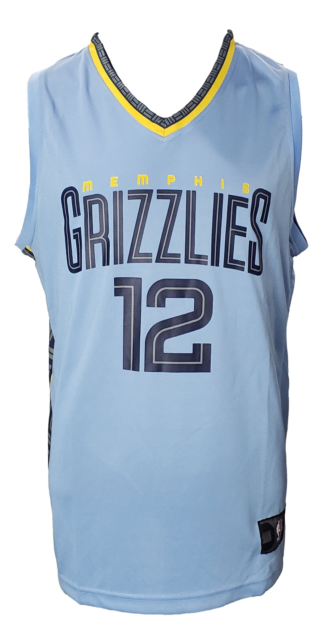 Sports Integrity Ja Morant Signed Memphis Grizzlies Light Blue Fanatics L Basketball Jersey BAS