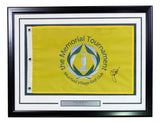 Jack Nicklaus Signed Framed The Memorial Tournament Golf Flag BAS AC22601 - Sports Integrity