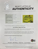 Jack Nicklaus Signed Framed Masters Golf Flag w/ Years BAS AC22579 Sports Integrity