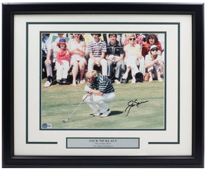 Jack Nicklaus Signed Framed 11x14 Golf Photo BAS LOA AB51362 - Sports Integrity