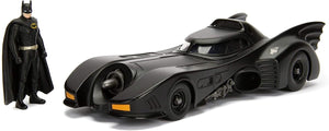 1:24 Batmobile Die - Cast Car w/ 3" Batman Figure - Sports Integrity