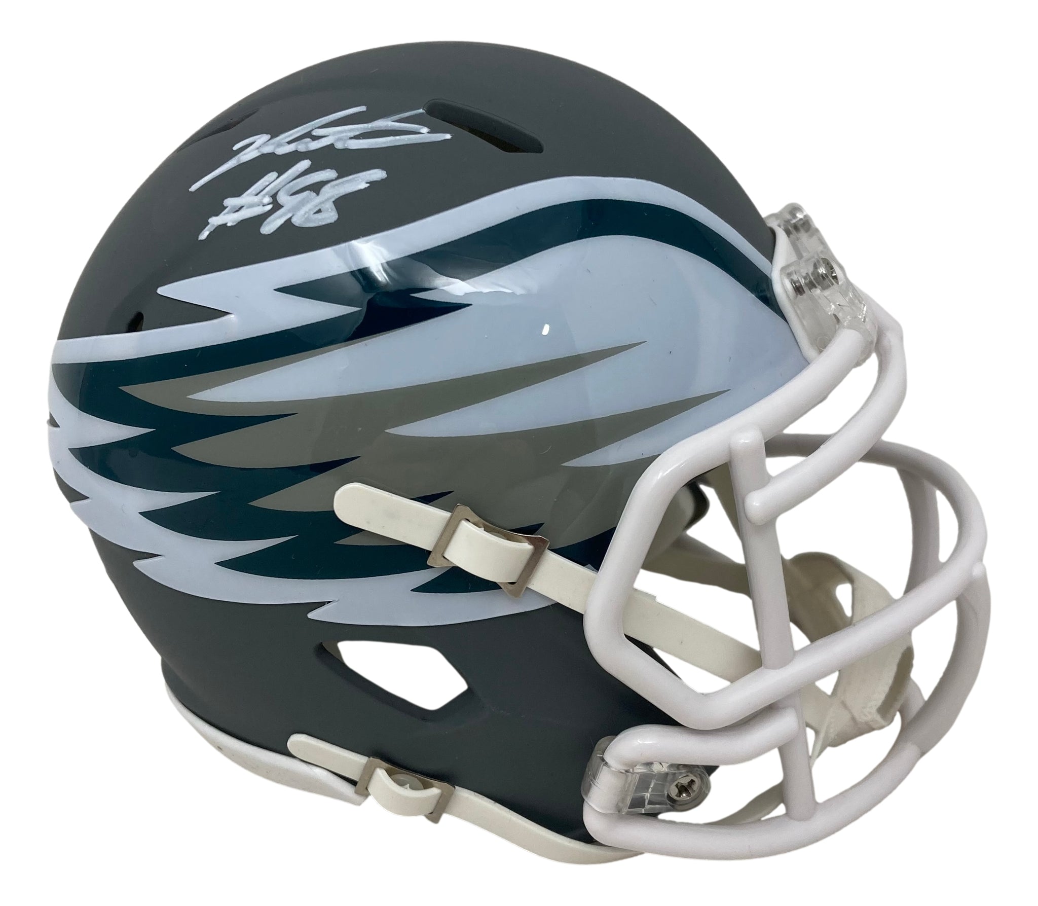 Brandon Graham Signed Philadelphia Eagles Mini Speed Replica Helmet JSA Itp