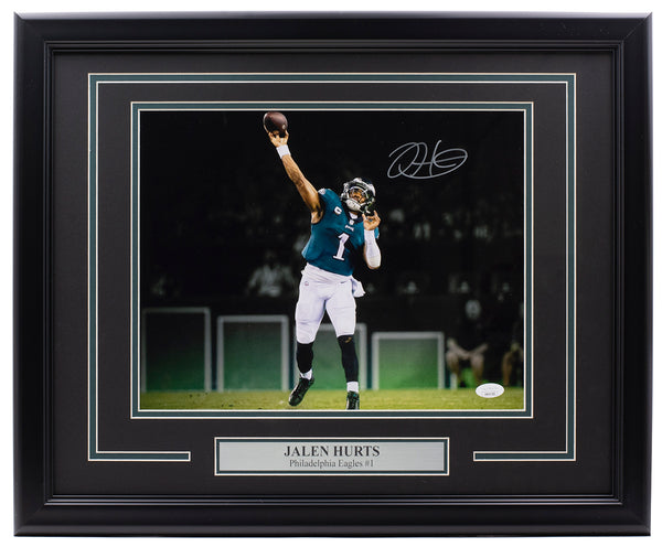 Jalen Hurts Autographed 16x20 Photo In Frame - Philadelphia Eagles