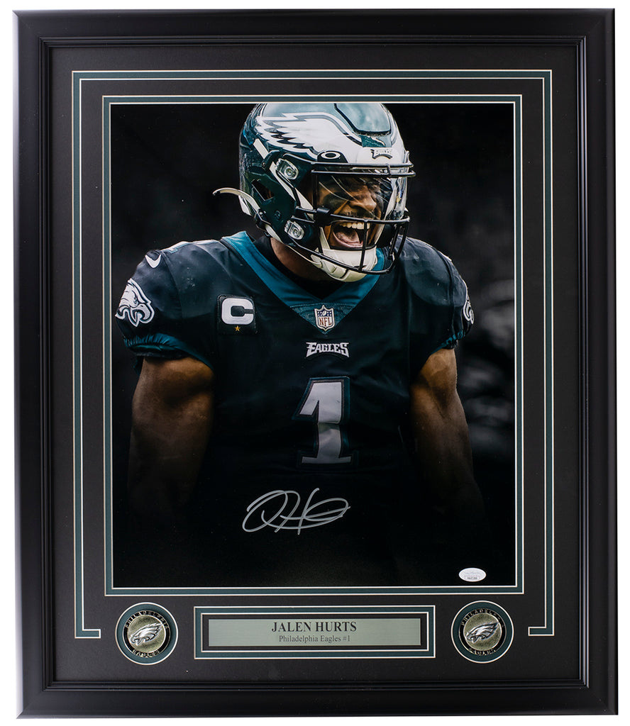 Jalen Hurts Signed 8x10 Philadelphia Eagles White Jersey Scream Photo –  Sports Integrity