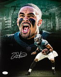 Jalen Hurts Signed Philadelphia Eagles 11x14 Football Yell Collage Photo JSA - Sports Integrity