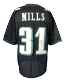 Jalen Mills Philadelphia Signed Black Football Jersey JSA ITP