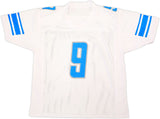 Jameson Williams Detroit Signed White Football Jersey BAS