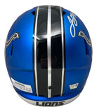 Jared Goff Signed Detroit Lions Full Size Alternate Speed Replica Helmet Fanatic - Sports Integrity