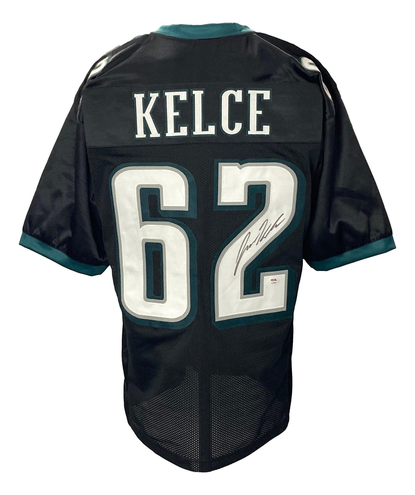 Jason Kelce Signed Custom Black Pro-Style Football Jersey PSA ITP – Sports  Integrity