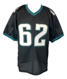 Jason Kelce Philadelphia Signed Black Football Jersey PSA ITP Hologram