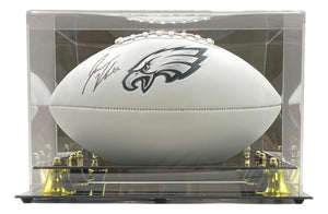 Jason Kelce Signed Philadelphia Eagles Logo Football PSA ITP Hologram w/ Case