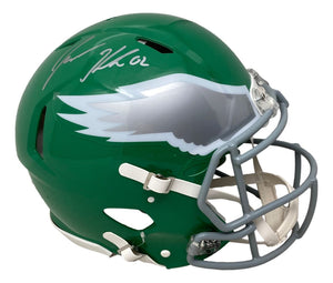 Jason Kelce Signed Eagles FS Kelly Green Speed Authentic Helmet PSA ITP Hologram - Sports Integrity