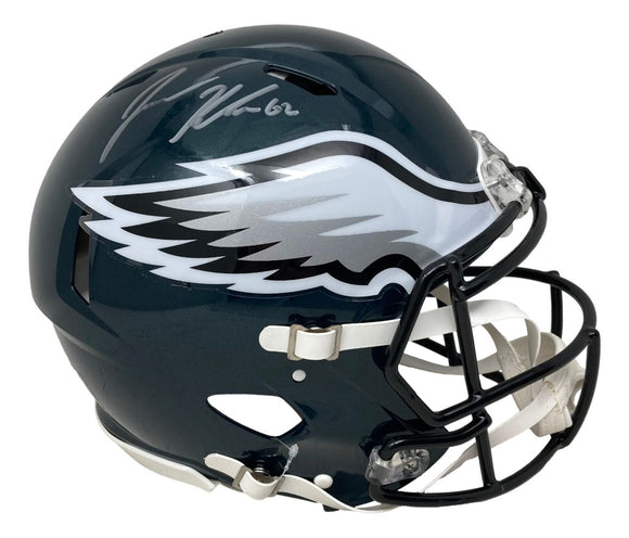 Jason Kelce Signed Philadelphia Eagles FS Speed Authentic Helmet PSA Hologram