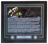 Jason Kelce Signed Framed 16x20 Eagles SB52 Parade Speech Photo PSA ITP Hologram