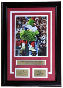 Jason Kelce Framed 8x10 Phanatic Hug Photo w/ Laser Engraved Signatures - Sports Integrity