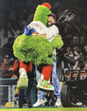 Jason Kelce Signed 16x20 Philadelphia Phanatic Hug Photo PSA ITP Hologram