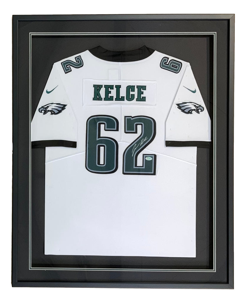 Jason Kelce Signed Framed Philadelphia Eagles Green Nike Football Jers –  Sports Integrity