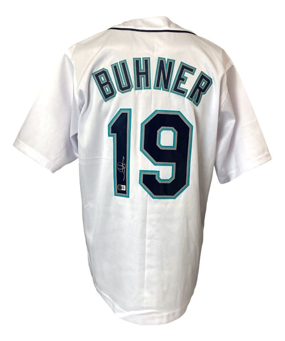 Jay Buhner Seattle Signed White Baseball Jersey BAS - Sports Integrity