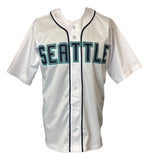 Jay Buhner Seattle Signed White Baseball Jersey BAS