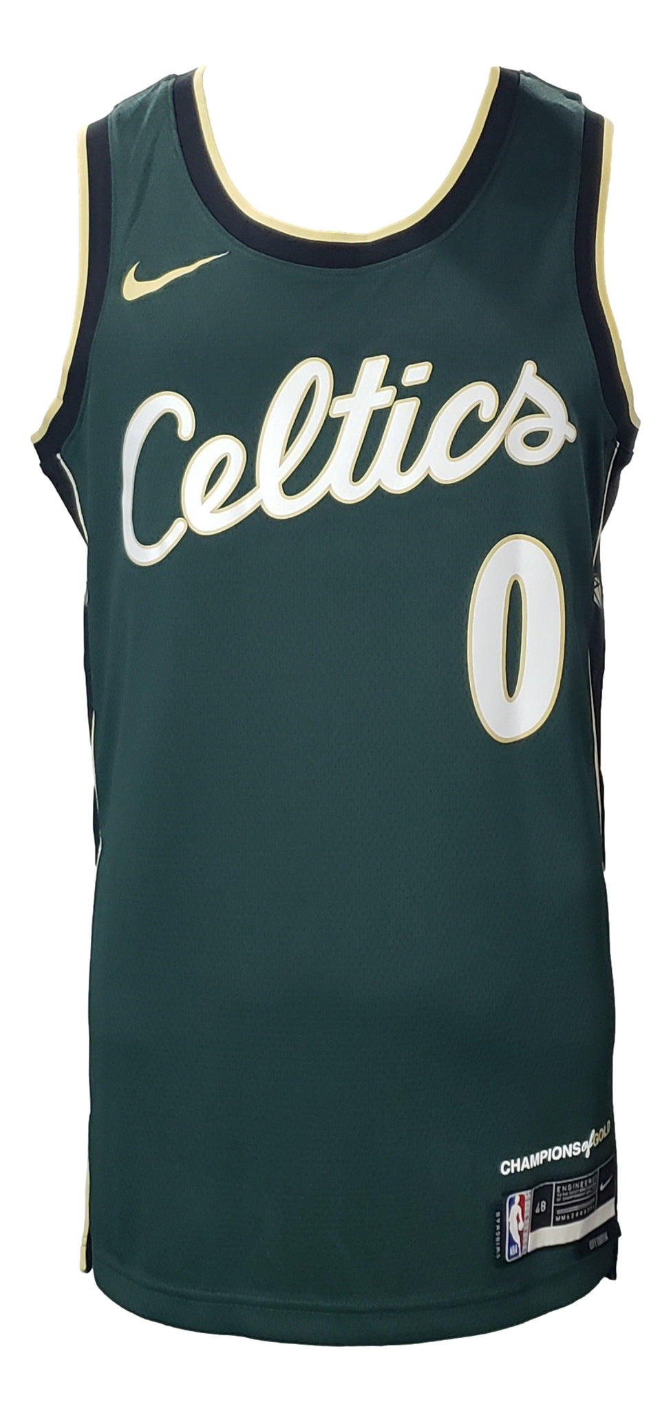 Jayson Tatum Signed Boston Celtics Banner Jersey NBA All Star