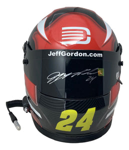 Jeff Gordon Signed NASCAR End Hunger Full Size Replica Racing Helmet BAS - Sports Integrity